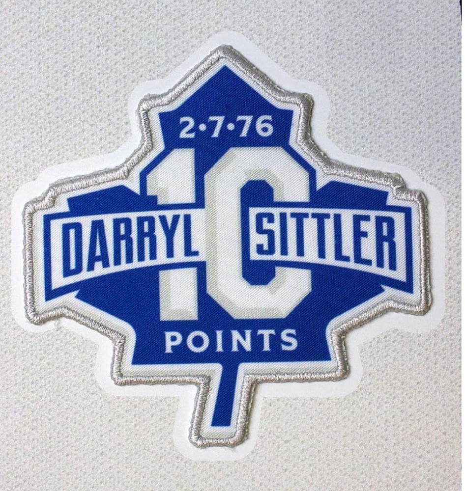 Darryl Sittler 10 Point Patch Toronto Maple Leaf's