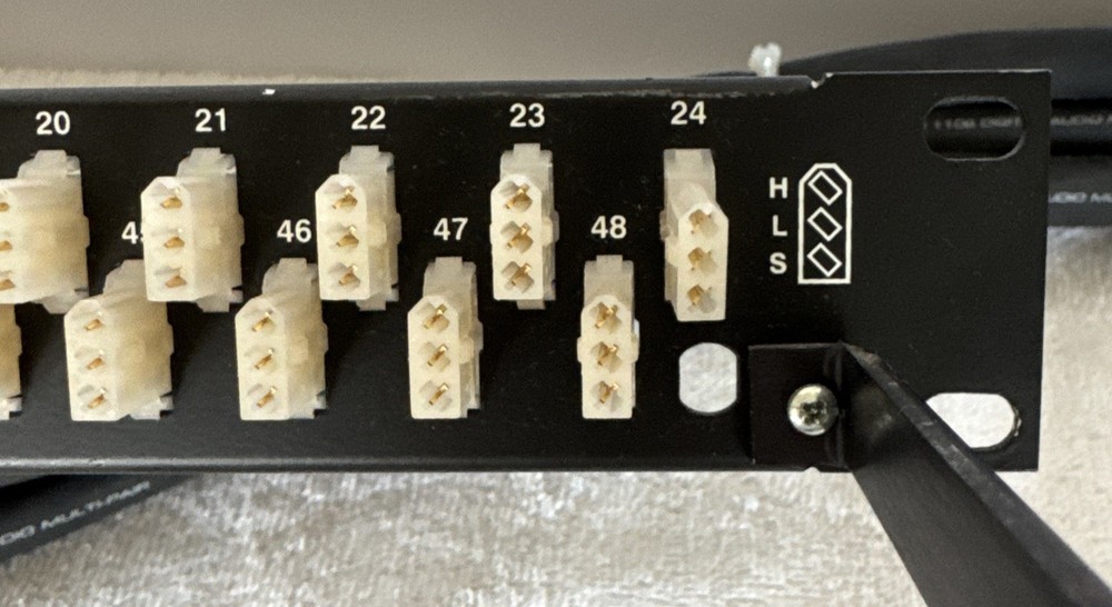 Bittree Patchbay Panel 48 Point #BO-E3FD25M4MIO Audio Visual Pro Grade