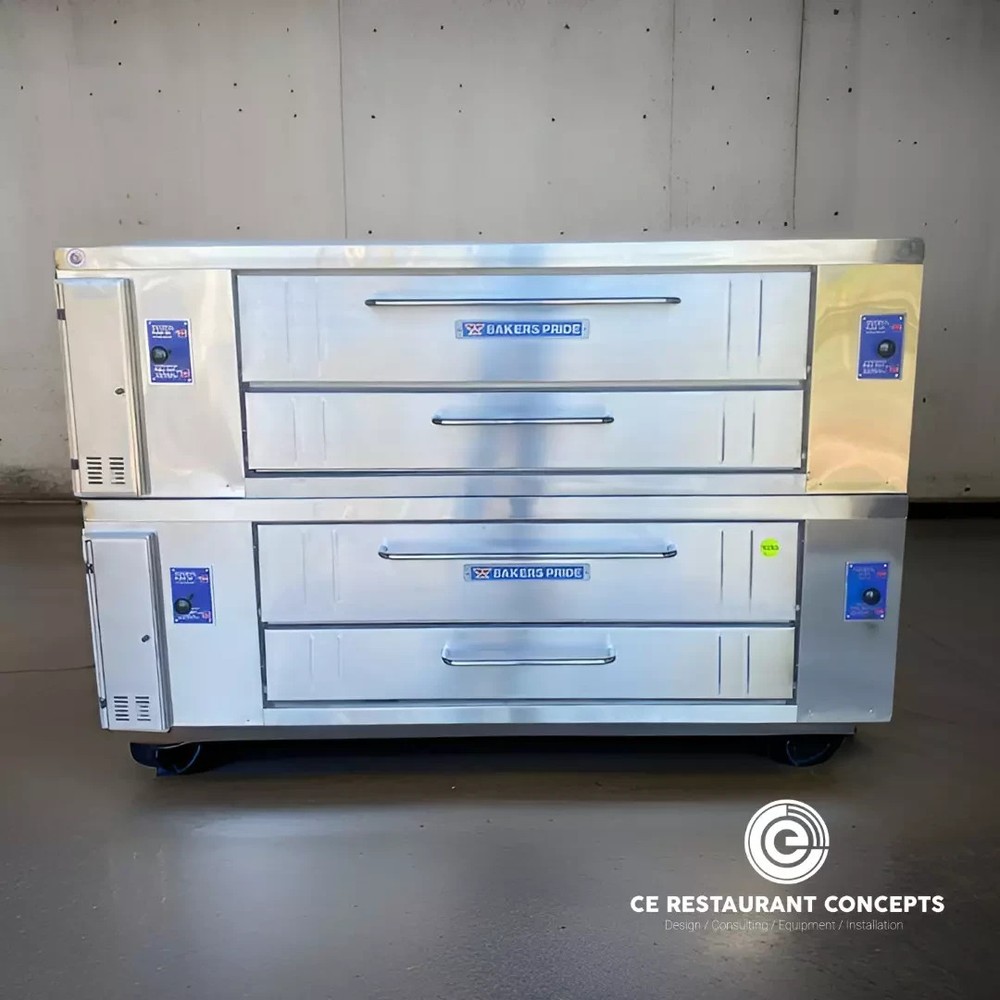 Heavy Duty Bakers Pride Y802 Double Deck Oven – refurbished