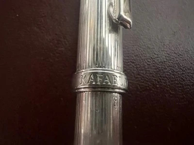 RAFAEL D'ANDRE SOLID 925 SILVER ballpoint pen writes with case