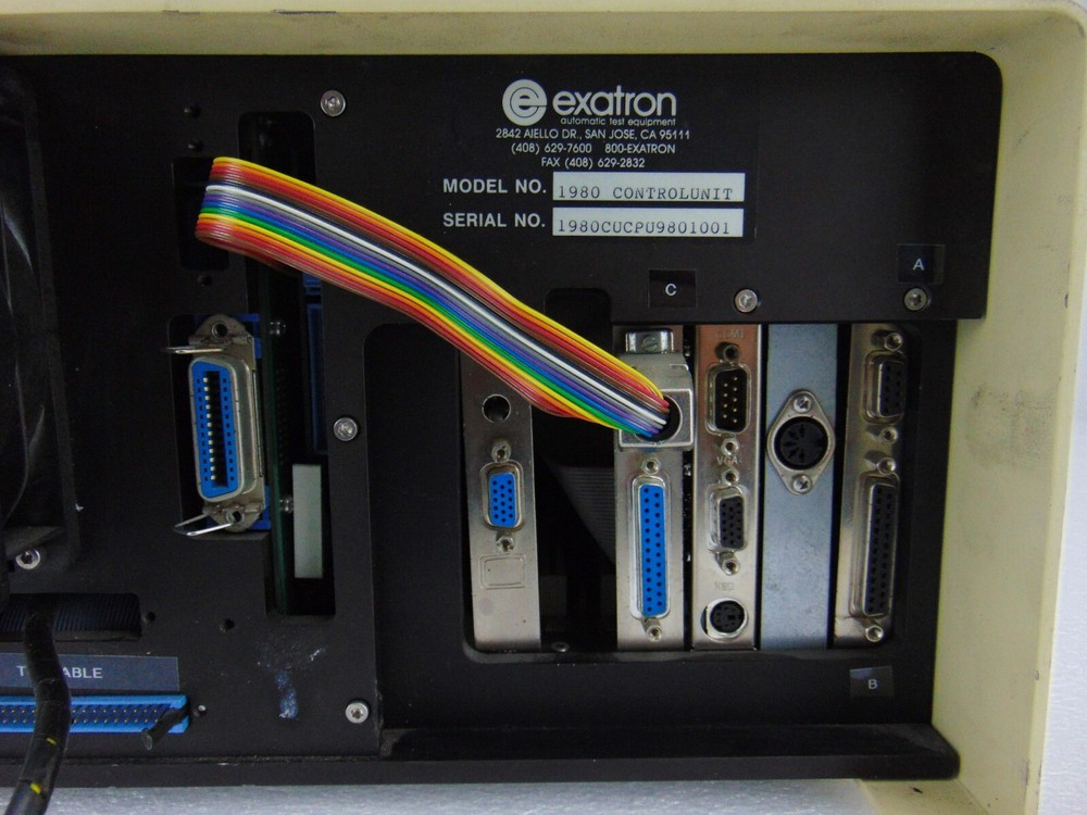 Exatron 1980 Controlunit IC Test handler Laser Controller *Untested Sold As Is