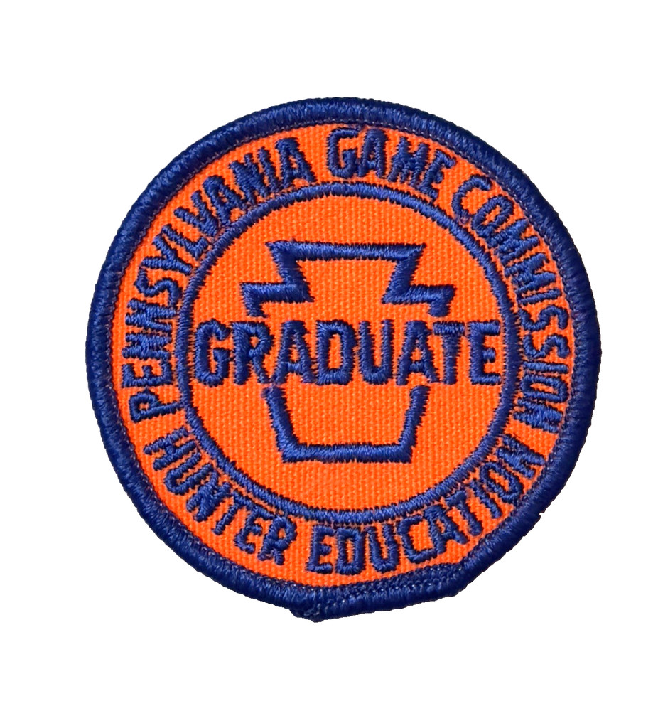 Pennsylvania Game Commission Hunter Education Graduate Patch Hunting