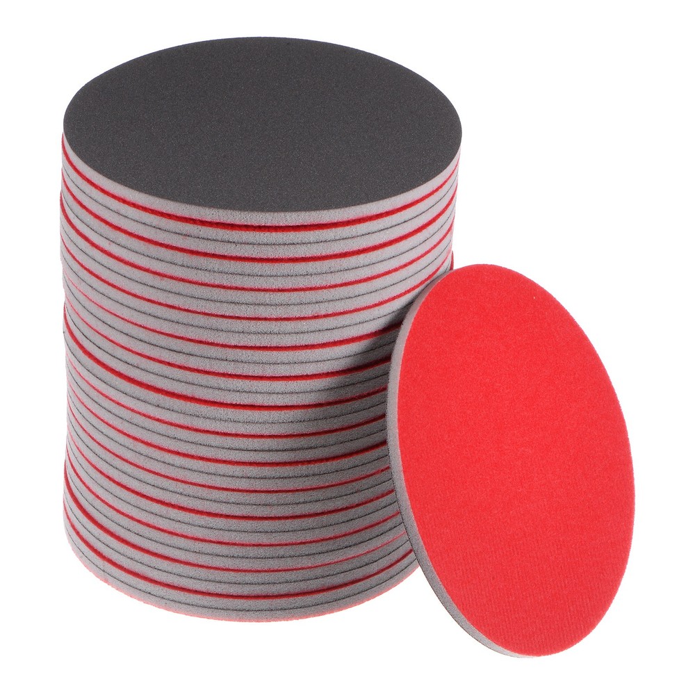 30pcs 600 Grit Sanding Sponge 6" Hook and Loop Sponge Sanding Disc Wet/Dry