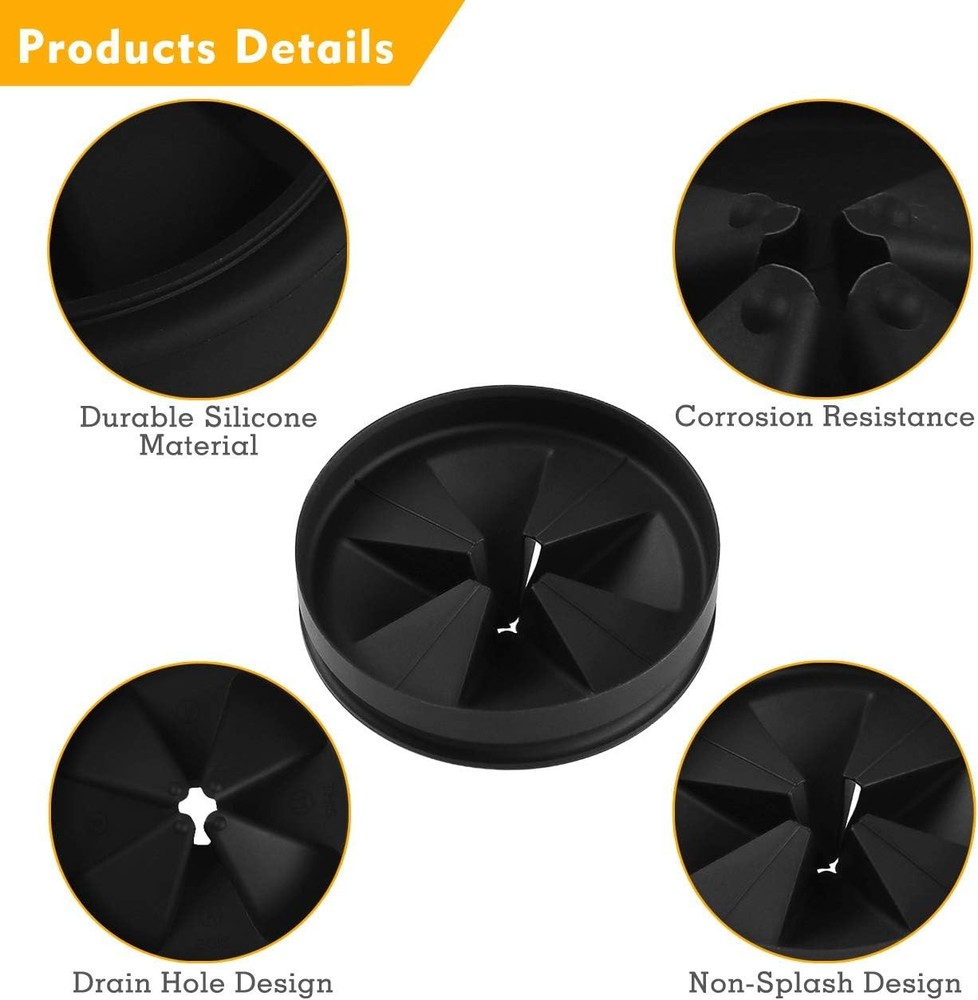 Sink Baffle, Garbage Disposal Splash Guard, 3.25 Inches