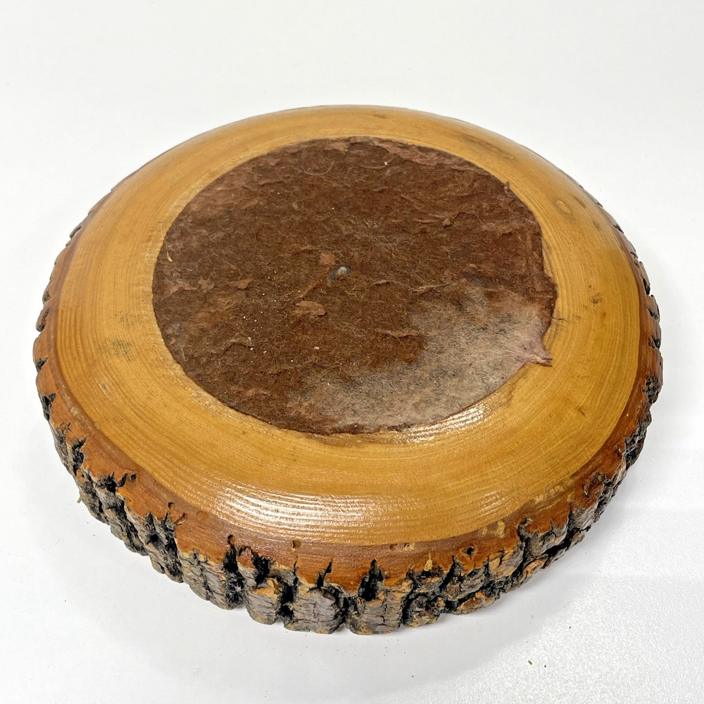 Vintage Wooden Walnut Nutcracker Bowl And Tools Rustic Mid-Century Decor