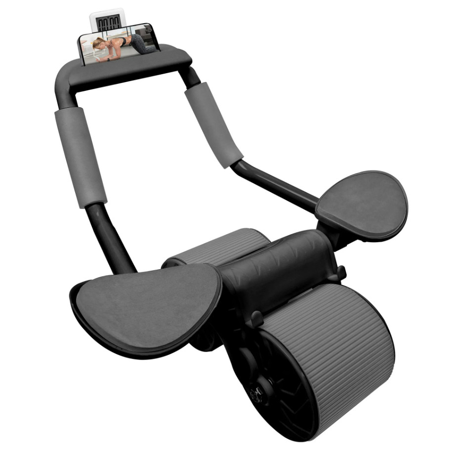 Athletic Works Ab Roller Wheel – Core Strength Abdominal Trainer Blac