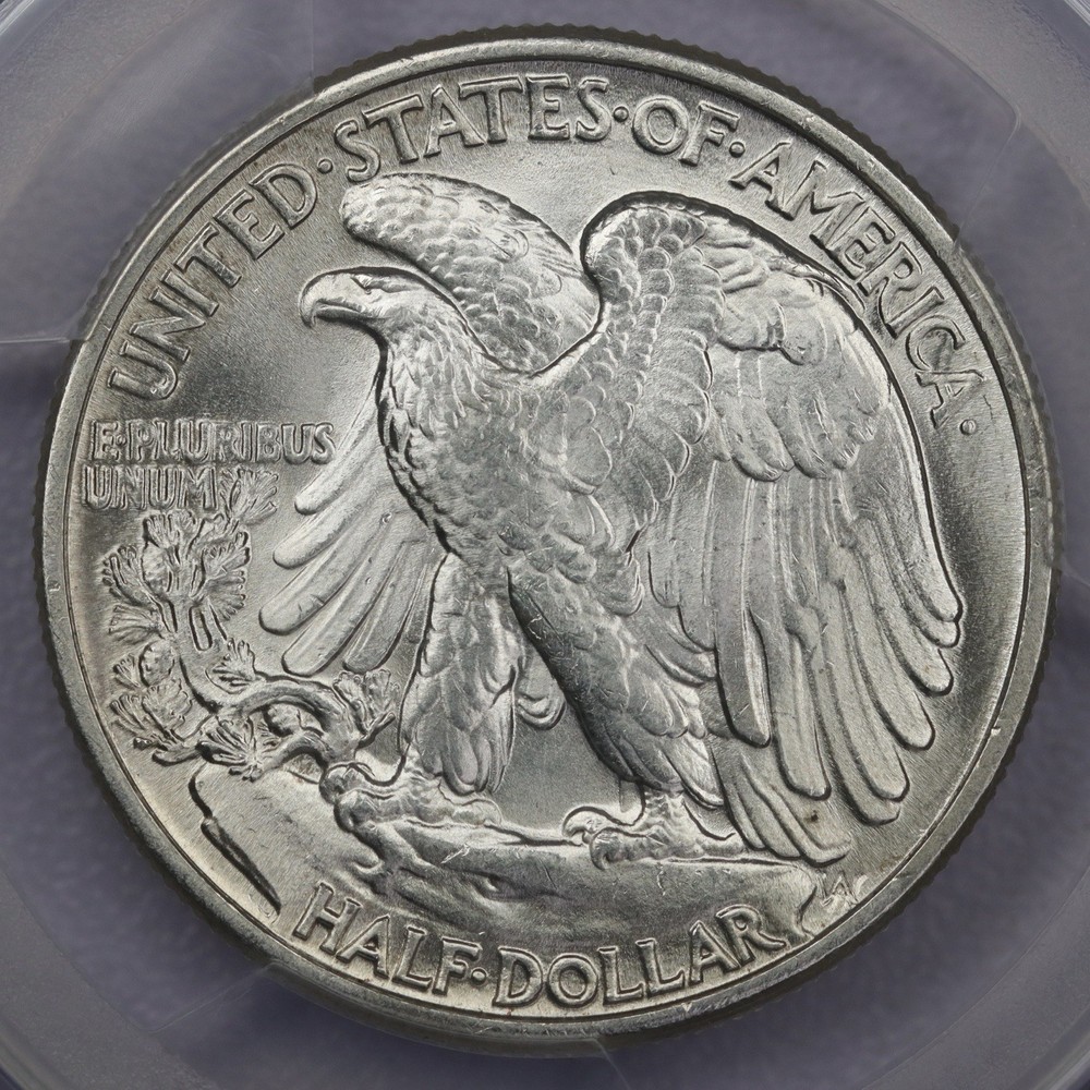 1945 50c Walking Liberty Half Dollar - PCGS MS 64