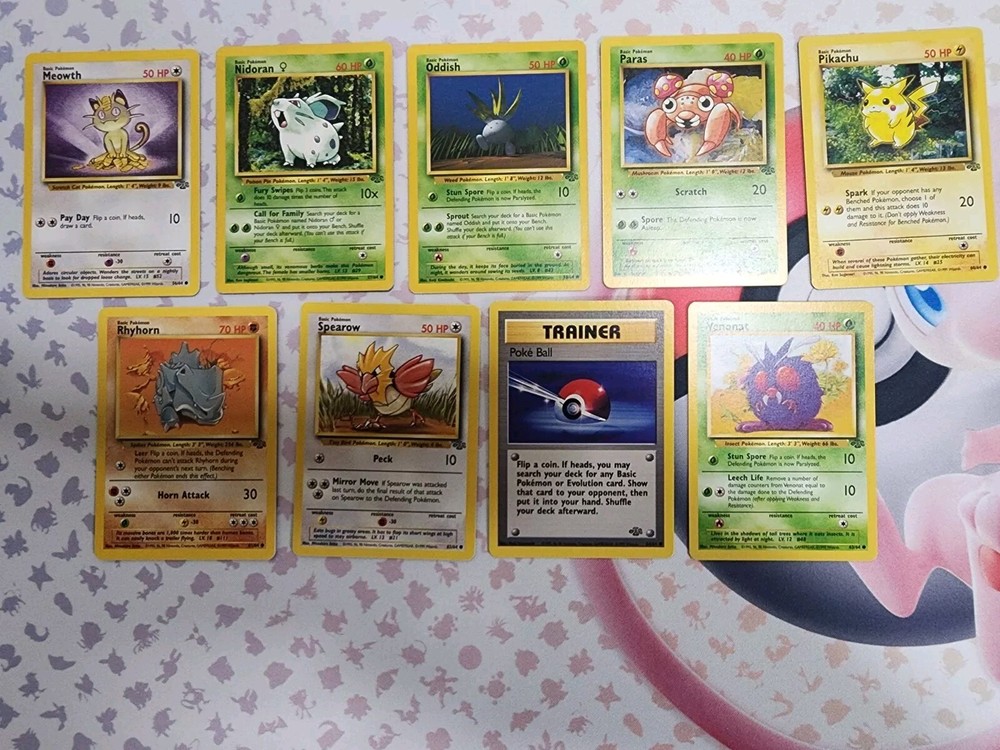 Pokemon 3 Complete Sets - Common & Uncommon Base, Jungle & Fossil Sets