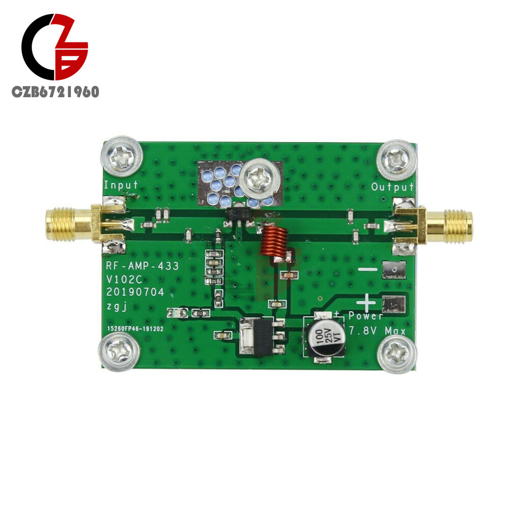 8W 433MHz Digital Power Amplifier Board RF HF High Frequency Amp Remote Control