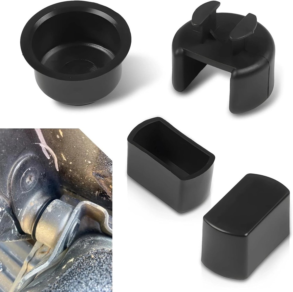 4 PCS Tailgate Hinge Pivot Bushing, ABS Rust-Proof Insert for Left Right Bed