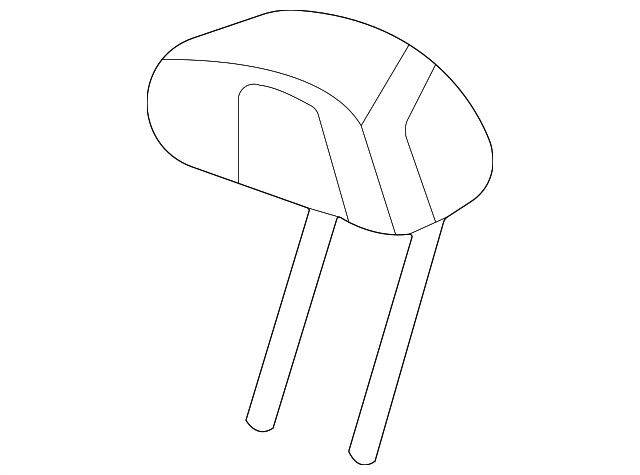 Genuine GM Headrest Outer 26401746