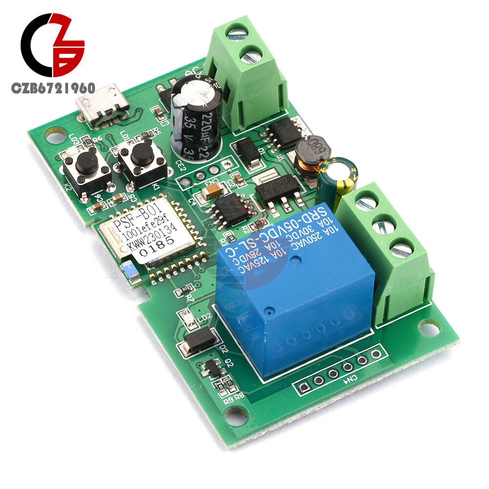 DC 5-12V Self-locking WiFi Wireless Smart Switch Home Relay Module