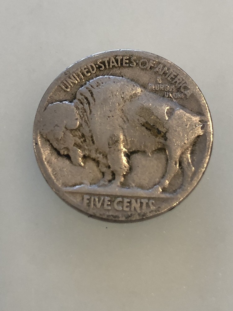 1924 5C Buffalo Nickel Vg