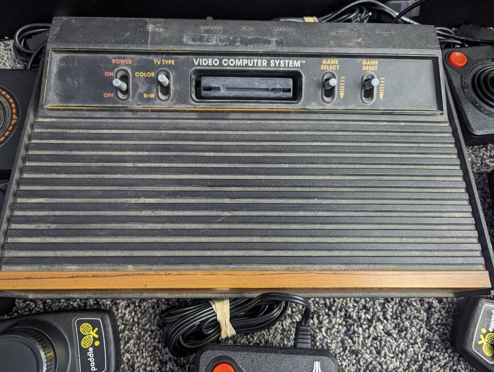 Atari Console with Controllers CX-2600A Missing Power Cable