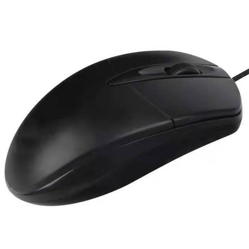 USB 2.0 Wired Scroll Wheel Black Mouse For PC Laptop Notebook Desktop