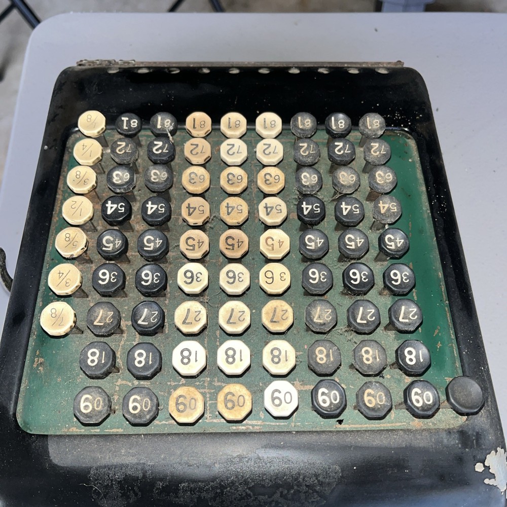 VINTAGE ANTIQUE BURROUGHS ADDING MACHINE CALCULATOR