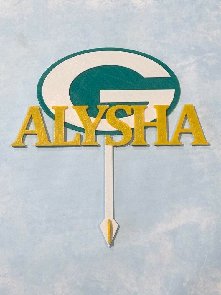 Green Bay Packers Personalized Cake Topper NFL