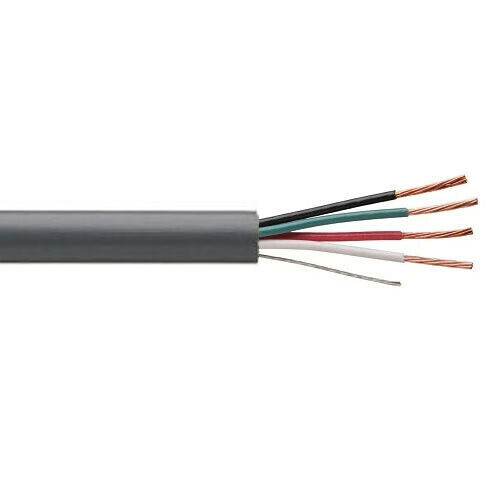 1000' 16/4 Type CL3R/CMR Broadcast & Security Cable PVC Jacket Gray