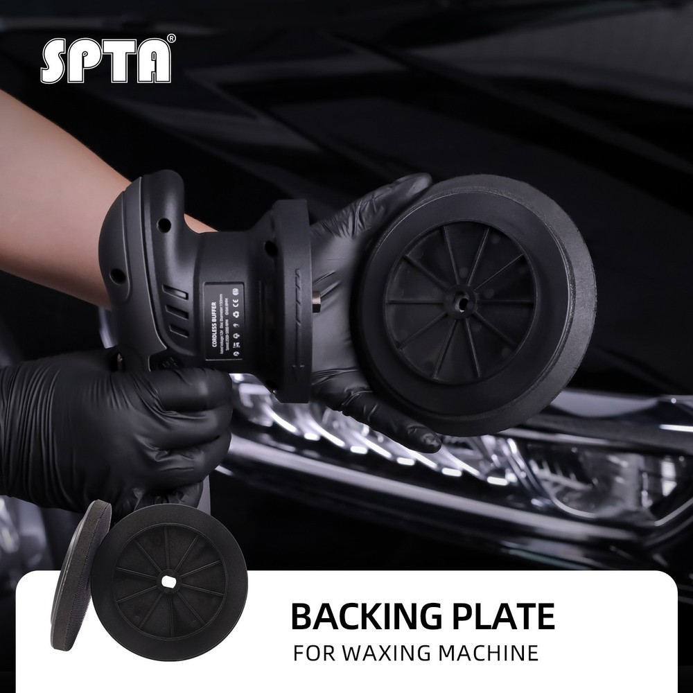 SPTA 1Pc 5" 6" Backing Plate Hook Loop Pad For LD602 601 Buffer Polisher
