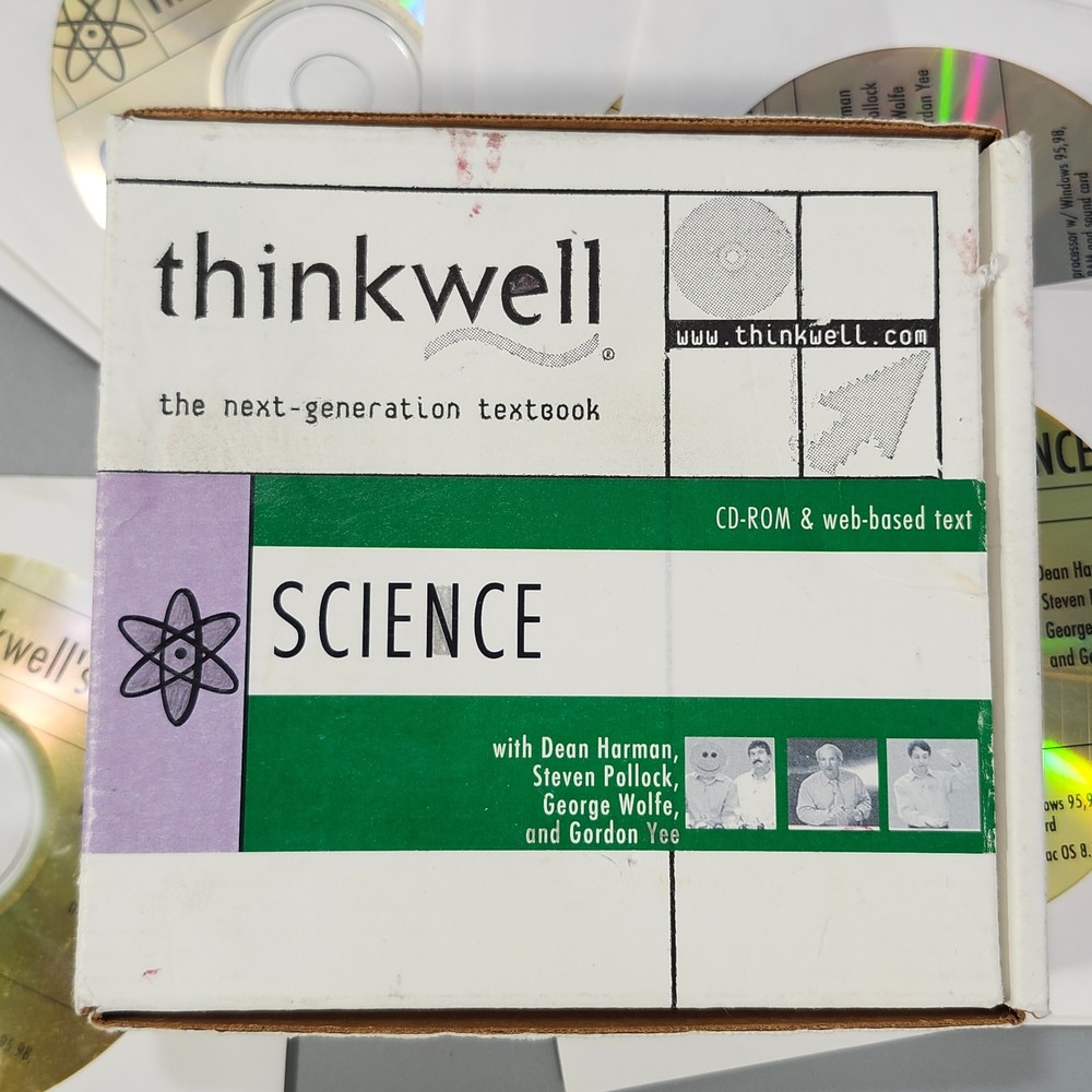 Thinkwell Science CD-ROM Textbook 15-Disc Educational Video Lectures Home School