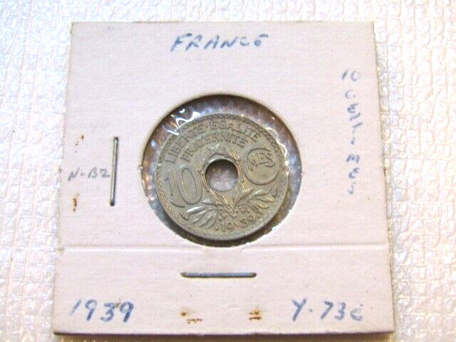France 1939 10 Centimes Coin