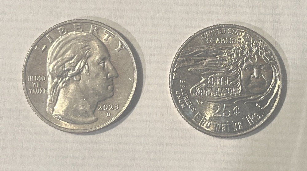 2023 d edith kanakaole quarter error “IN COD WE TRUST”