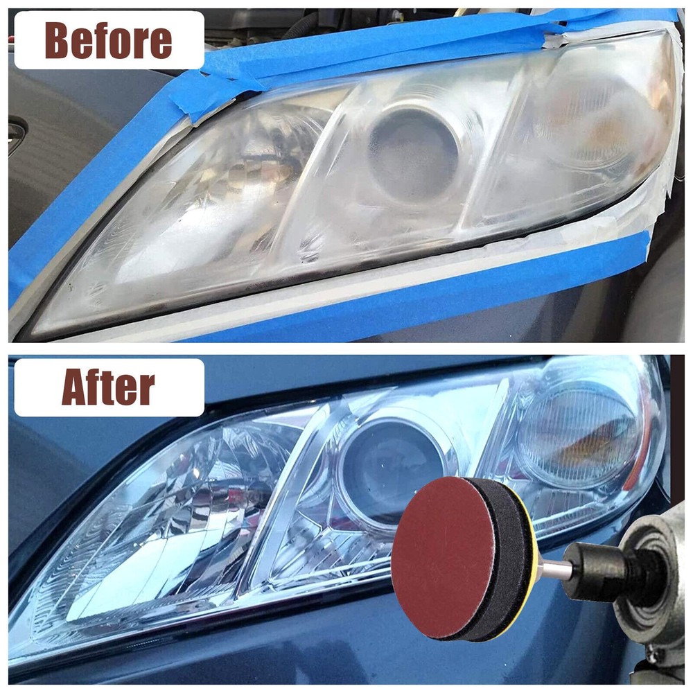 303Pcs 2" Sanding Disc Hook Loop Sander Paper Backer Pad + Drill Adapter Set