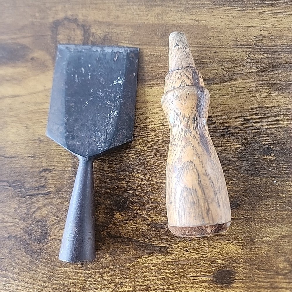 Vintage Greenlee 2" Bevel Edge Socket Chisel And Handle