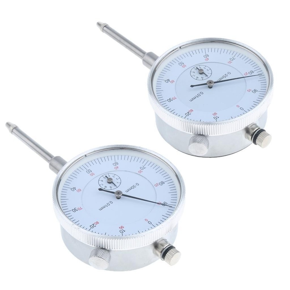 Precise Dial Test Indicator w/ Needle Point, Metric, 0-25mm
