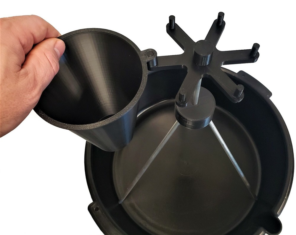 QUAIL RESTRAINING 6 CONE ROTARY PROCESSING STATION ROTATING TOWER STATION KILL