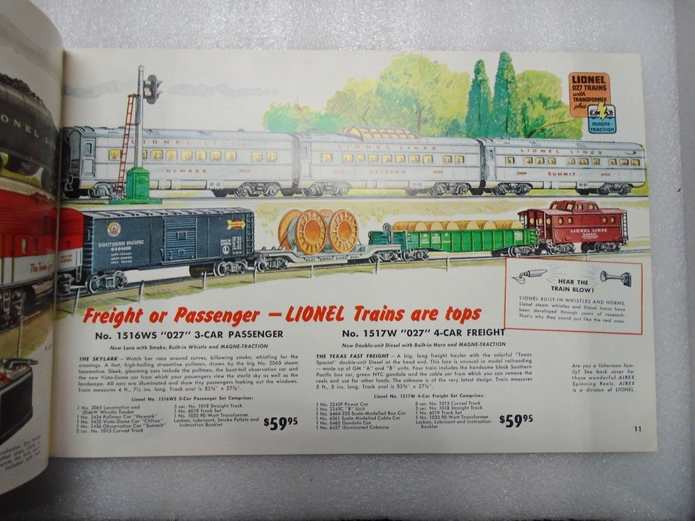 1954 Lionel Postwar Train Catalog with Extras