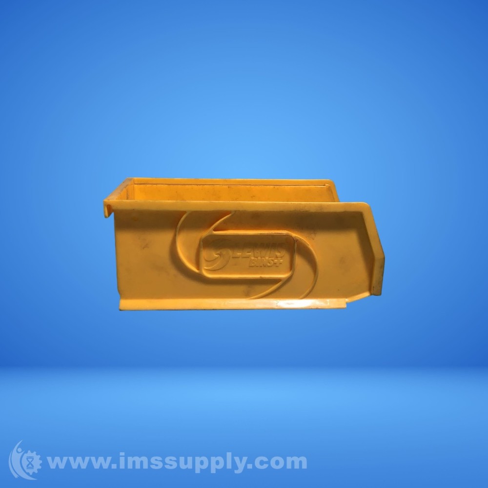 LewisBins+ PB74-3 Yellow Hang and Stack Bin USIP