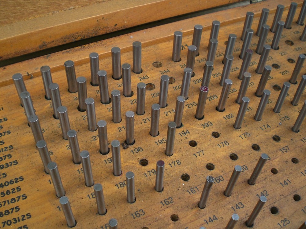 Meyer M-1 Plus Pin gage set .061 - .251 incomplete