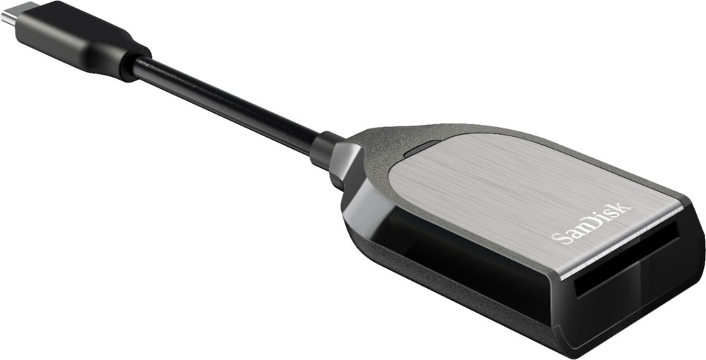 SanDisk - USB 3.0 SD UHS-II Card Reader - Silver
