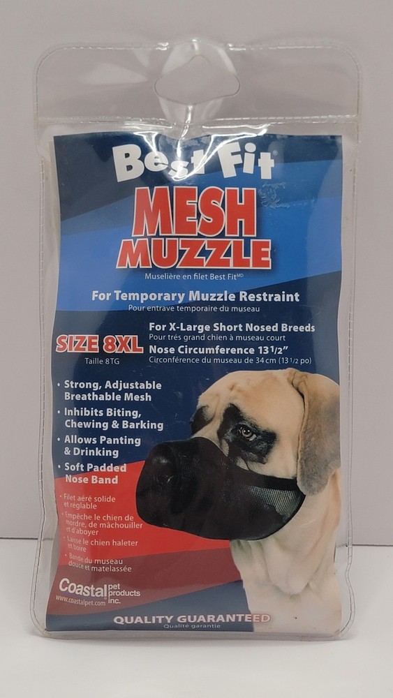 Coastal Best fit mesh muzzle size 8xl
