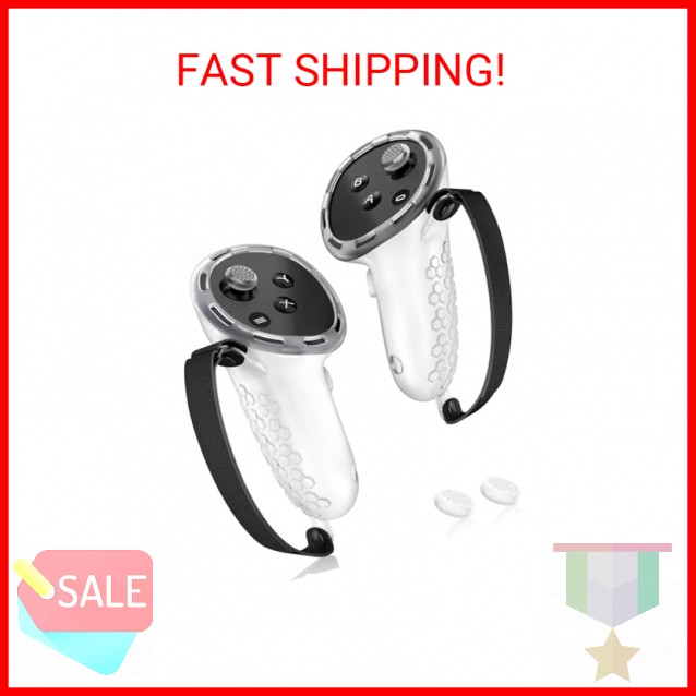 AMZDM VR Controller Grips for Meta Quest 3S Oculus Quest 3 Touch Plus Controller