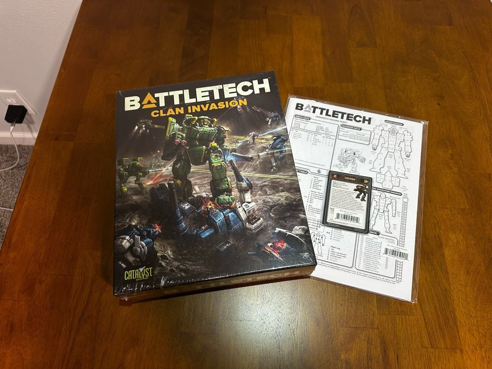 Battletech Clan Invasion Kickstarter Bundle Expansion Record Sheets Pilot Cards