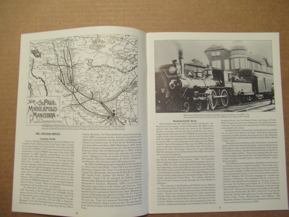 Great Northern Transcontinental Passenger Service Reference sheets 273 280