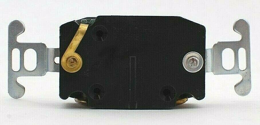 Pass & Seymour 4710 Single Receptacle (Black)