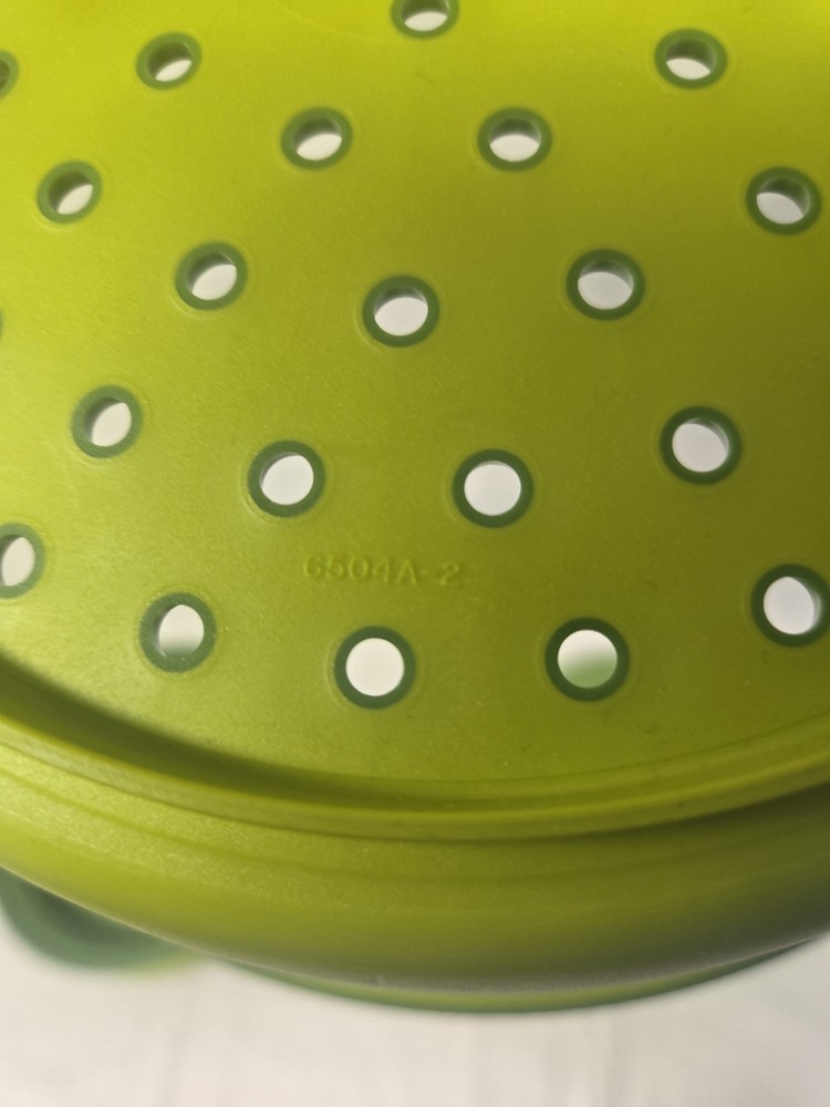 Tupperware Smart Steamer 4 Piece Set Green Microwave Steaming System