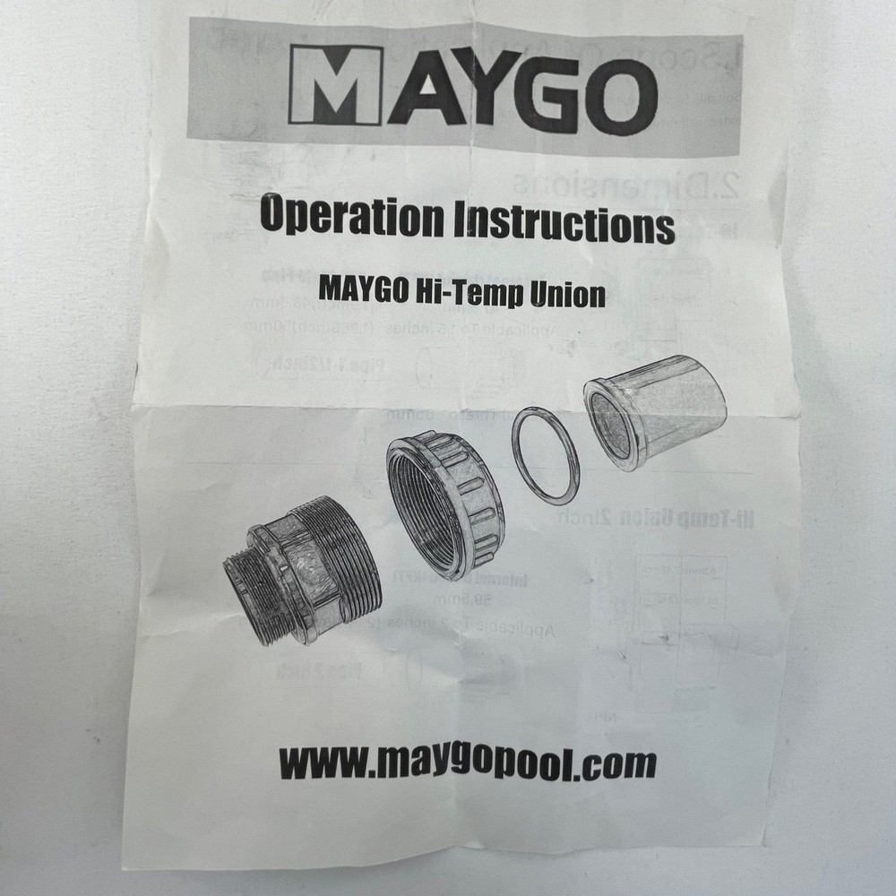 MAYGO Hi-Temp Union | NEW