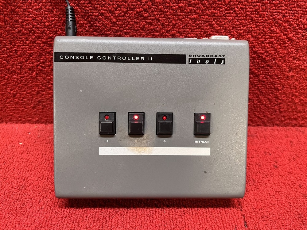 Used Gray Broadcast Tools Console Controller II Tested Works Good Condition