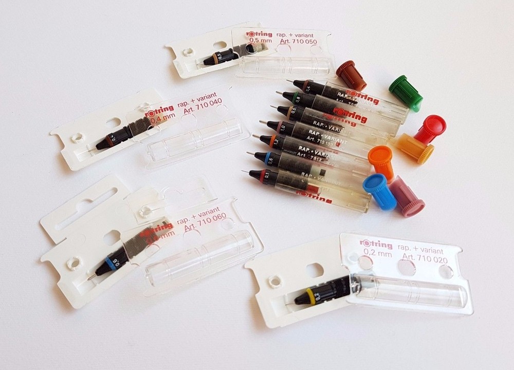 New Rotring Rapidograph + Variant Nib / Pen Points in different sizes