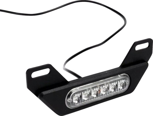 Denali Electronics B6 LED Brake Light With License Plate Mount Red