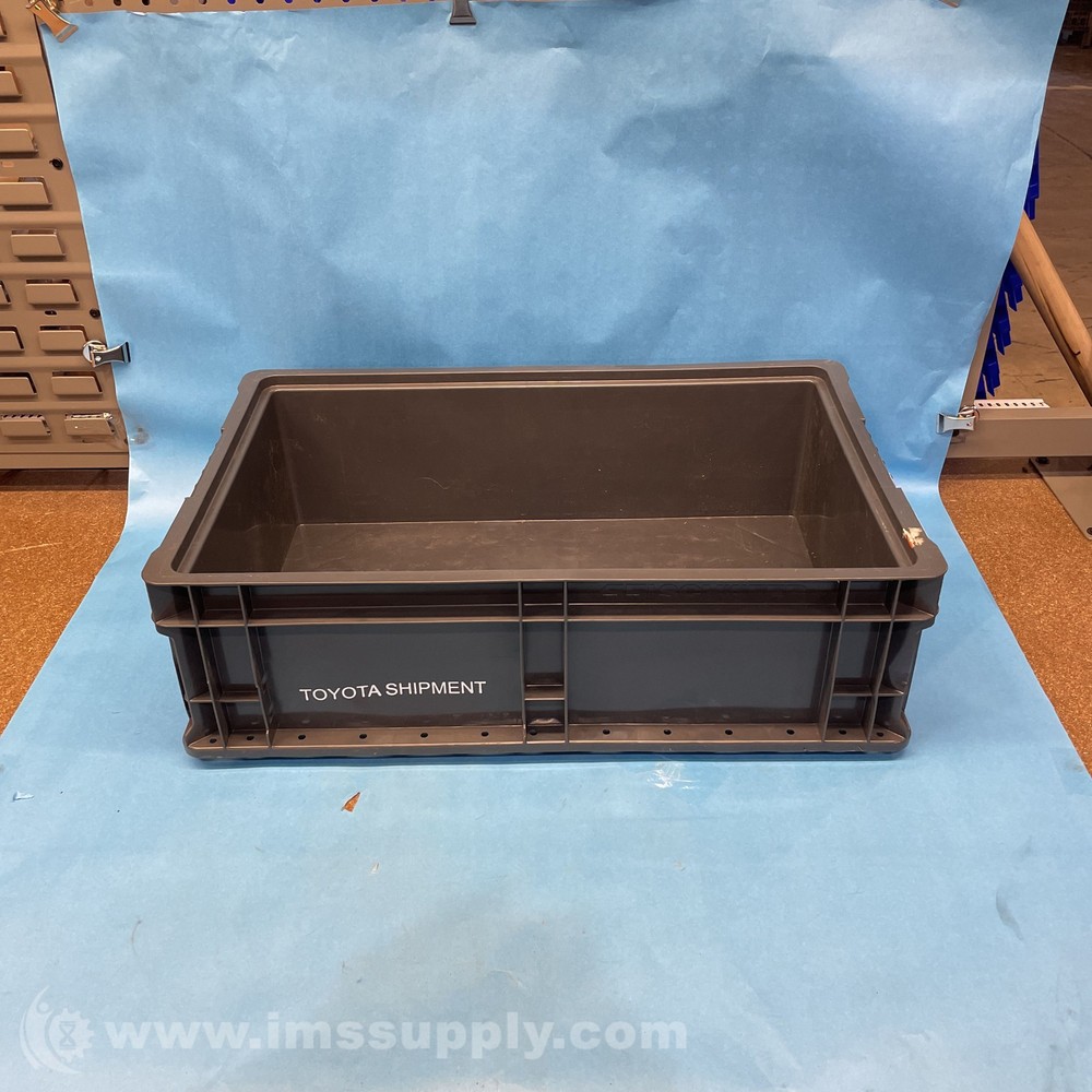 Gray Stacking Tote Storage Bin USIP