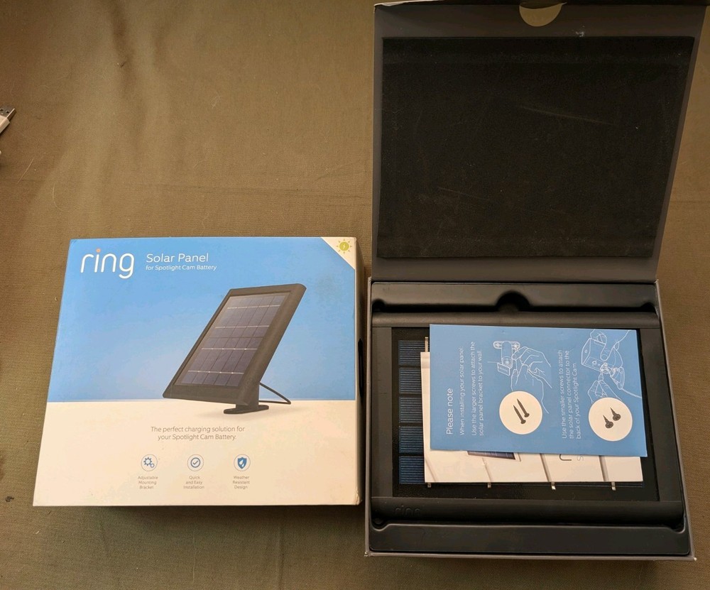 Ring Solar Panel - for Spotlight Cam Battery - Open Box
