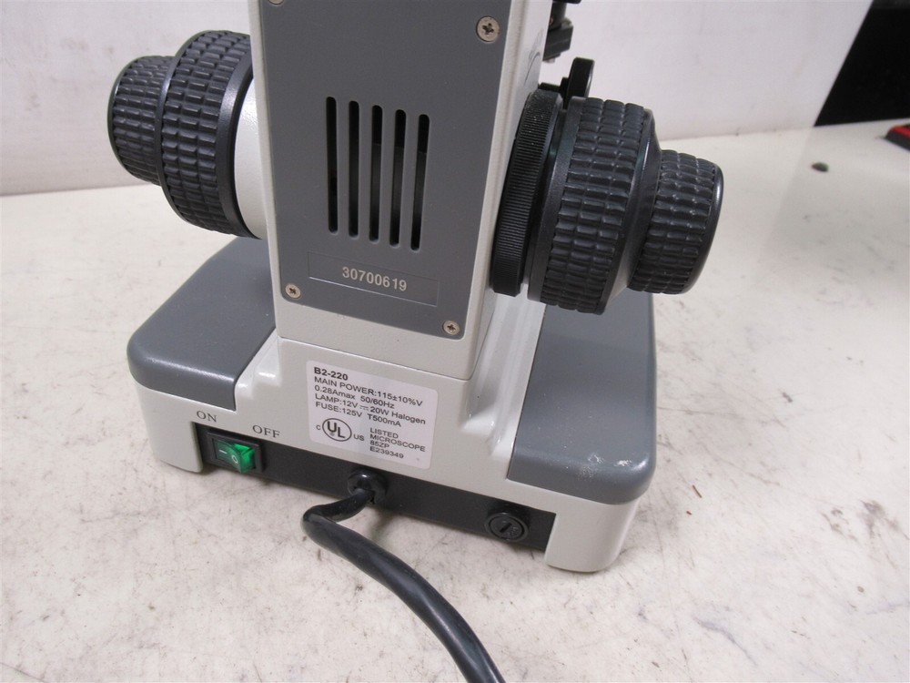 Frey Scientific B2-220 Binocular Microscope w/ Objective Lenses & Eyepieces