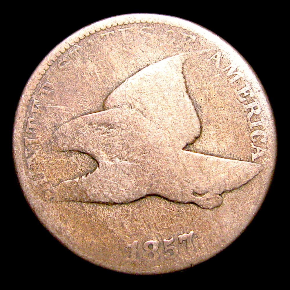 1857 Flying Eagle Cent Penny ---- Nice Coin ---- #036M