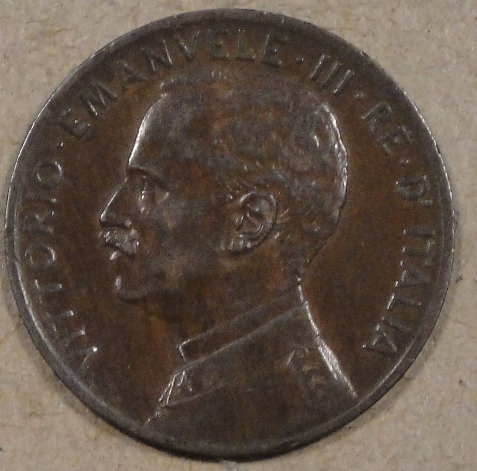 Italy 1911-R Two Centesimos AU