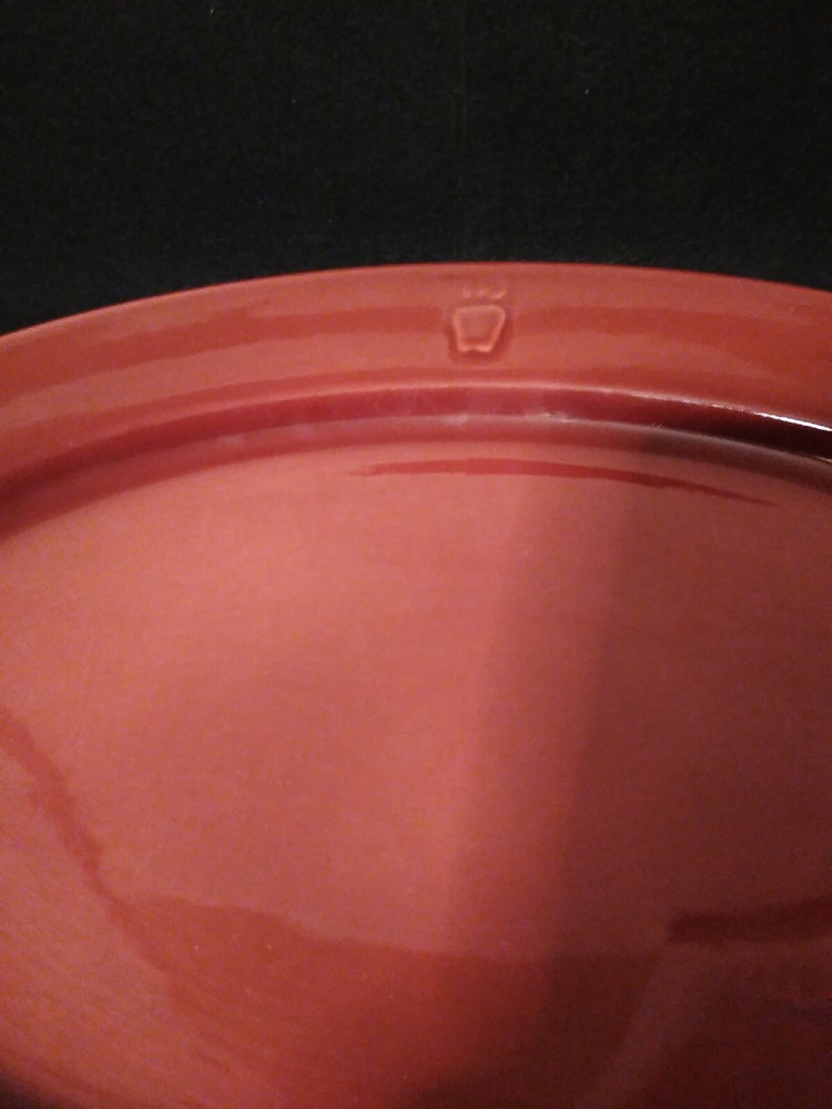 Oneida Classic Oval Cranberry Colored Platter 10" x 14"